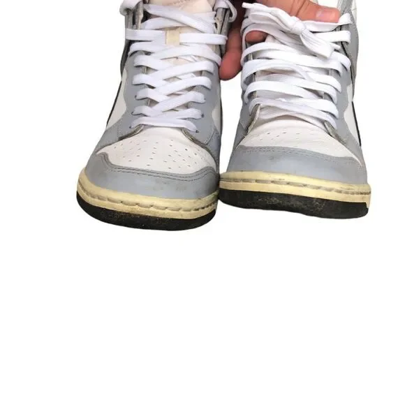 Rare 2013 Nike Dunk Sky High 'Shadow' Wolf Grey Size 7 - Picture 14 of 16